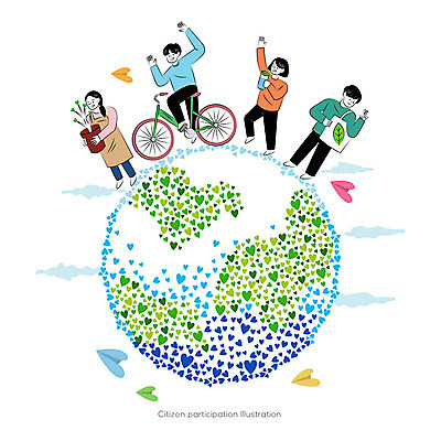 여자 남자 행복 화분 지구 일러스트 함께함 사랑 사람 여러명 자연보호 자전거 하트 종이비행기 긍정 시민 에코백 참여 텀블러 국내일러스트 AI파일 모양 감정 다수 컨셉 가방 자연 컵 바이크 보호 에코 종이접기 국민 파일형식 벡터