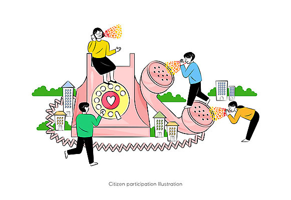 여자 남자 행복 일러스트 주택 함께함 말하기 사랑 사람 여러명 하트 전화기 긍정 통화 의견 시민 참여 국내일러스트 AI파일 모양 감정 다수 컨셉 모션 건물 국민 파일형식 벡터