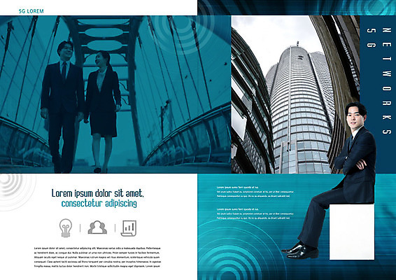 PSD 템플릿 표지디자인 북디자인 출판디자인 여자 남자 내지 리플렛 북커버 빌딩 팜플렛 20대 성인 세명 파란색 한국인 비즈니스맨 비즈니스우먼 4차산업 5G 이미지템플릿 산업 컬러 비즈니스 IT 사람 동양인 청년 건물 직장인 파일형식