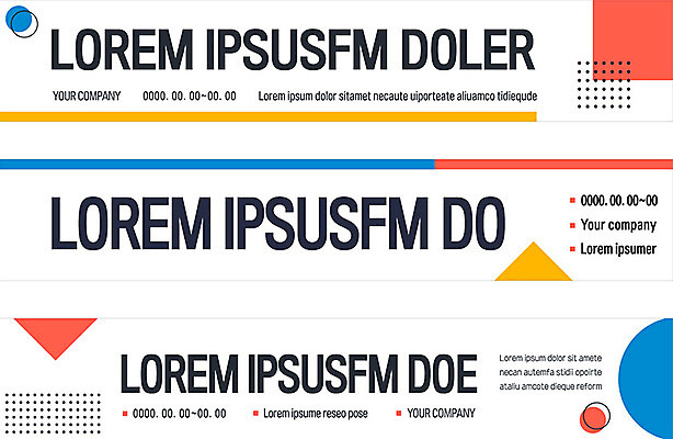도형 템플릿 배너 배너템플릿 가로배너 사람없음 컬러풀 사각형 현수막 원형 삼각형 배너세트 AI파일 컬러 가로 세트 파일형식 벡터