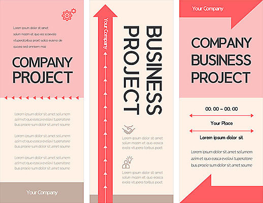 템플릿 배너 배너템플릿 화살표 세로배너 분홍색 사람없음 현수막 배너세트 엑스배너 AI파일 컬러 세로 세트 파일형식 벡터