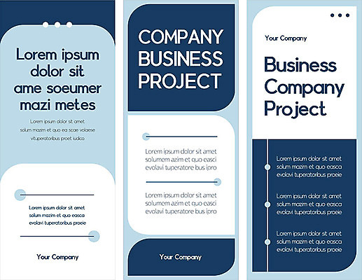템플릿 배너 배너템플릿 세로배너 선 사람없음 파란색 현수막 원형 배너세트 엑스배너 AI파일 도형 컬러 세로 세트 파일형식 벡터