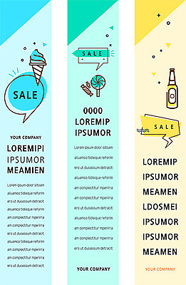 템플릿 배너 배너템플릿 세로배너 음료 아이스크림 사람없음 컬러풀 세일 현수막 선풍기 시원함 배너세트 AI파일 컬러 디저트 세로 세트 가전제품 파일형식 벡터