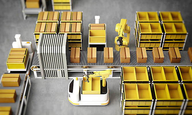 PSD 편집 편집이미지 산업 공장 사람없음 상자 노란색 3D소스 3D 여러개 제조 스마트 입체 디지털합성 오브젝트 설비 로봇팔 산업용로봇 생산라인 자동화 컨베어밸트 편집소스 편집3D 컬러 다수 컨셉 공업 기계 로봇 시설 파일형식