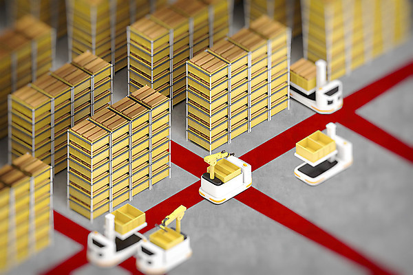 PSD 편집 편집이미지 산업 공장 사람없음 상자 노란색 3D소스 3D 여러개 운반 제조 스마트 입체 디지털합성 오브젝트 설비 로봇팔 산업용로봇 생산라인 자동화 편집소스 편집3D 컬러 다수 컨셉 공업 로봇 시설 파일형식