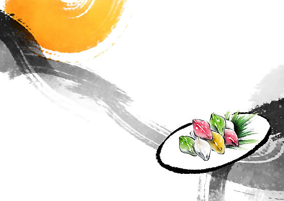 PSD 무료이미지 전통 접시 명절 음식 일러스트 캘리그라피 붓터치 떡 흑백 사람없음 태양 흰색 송편 번짐 솔잎 오색송편 국내일러스트 자연요소 식기 기념일 컬러 잎 촬영기법 파일형식 효과