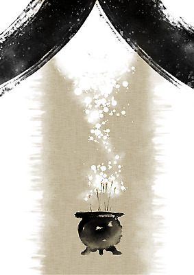 PSD 전통 일러스트 캘리그라피 붓터치 흑백 사람없음 갈색 달 한지 제사 번짐 제기_제사 민속 향 검은띠 제사용품 향로_분향 국내일러스트 자연요소 종이 스포츠용품 컬러 촬영기법 끈 오브젝트 전통의례 파일형식 효과