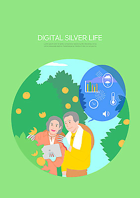 PSD 나무 구름 여자 노년 남자 오렌지 일러스트 하늘 사람 성인 두명 연두색 실버라이프 태블릿 디지털 노부부 정보 과수원 즐거움 첨단 노인만 실버서퍼 국내일러스트 자연요소 식물 라이프스타일 부부 감정 농업 과일 초록색 전자제품 스마트기기 신조어 성인만 파일형식