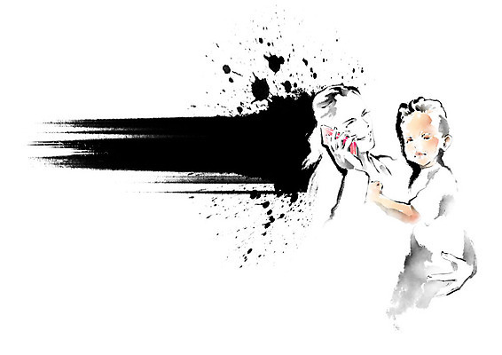 PSD 여자 교육 남자 아들 어린이 일러스트 캘리그라피 안기 엄마 붓터치 안전 사람 소년 성인 두명 스마트폰 위험 번짐 통화 부주의 에듀 스쿨팩 국내일러스트 컨셉 가족 모션 핸드폰 스마트기기 에듀케이션 파일형식 효과