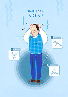 전신 PSD 남자 일러스트 스트레스 주사기 한명 사람 성인 치료 파란색 머리카락 새싹 머리빗 DNA 클리닉 불만 sos 탈모 탈모클리닉 성인남자한명만 국내일러스트 식물 1 감정 컬러 의학 의료기기 머리 미용용품 생명공학 구조요청 증상 남자한명만 성인남자만 파일형식