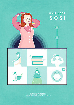 PSD 여자 일러스트 스트레스 한명 사람 상반신 성인 치료 머리빗 상품 클리닉 불만 sos 모발이식 민트색 원형탈모 탈모 탈모클리닉 성인여자한명만 호르몬 국내일러스트 1 감정 컬러 의학 미용용품 구조요청 증상 여자한명만 성인여자만 파일형식