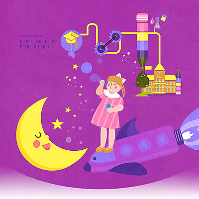 전신 PSD 여자 어린이교육 교육 별 어린이 과학 일러스트 학사모 학교 상상 한명 사람 소녀 연필 보라색 로켓 달 비눗방울 스마트 비커 과학교육 사이언스 에듀 에듀케이션 이러닝 소녀한명만 스쿨팩 국내일러스트 자연요소 모자_잡화 1 컬러 컨셉 졸업 학용품 실험기구 필기구 여자한명만 소녀만 파일형식