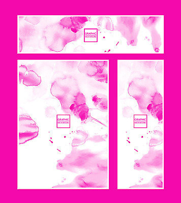 PSD 템플릿 배너 배너템플릿 가로배너 포스터 세로배너 분홍색 백그라운드 그래픽백그라운드 붓터치 추상 수채화 프레임 사람없음 그래픽 세트 현수막 번짐 컬러 무늬 가로 세로 파일형식 효과