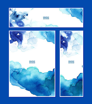 PSD 템플릿 배너 배너템플릿 가로배너 포스터 세로배너 백그라운드 그래픽백그라운드 붓터치 추상 수채화 프레임 사람없음 그래픽 파란색 세트 현수막 번짐 클래식블루 컬러 무늬 가로 세로 파일형식 트랜드컬러 효과
