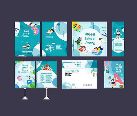 템플릿 배너 알파벳 영어 배너템플릿 여자 교육 남자 어린이 영어교육 이벤트 여러명 파란색 세트 현수막 엽서 초대장 에듀 에듀케이션 어린이만 소봉투 행사세트 행사템플릿 스쿨팩 AI파일 문자 컬러 다수 편지봉투 카드_감사 사람 편지 파일형식 벡터