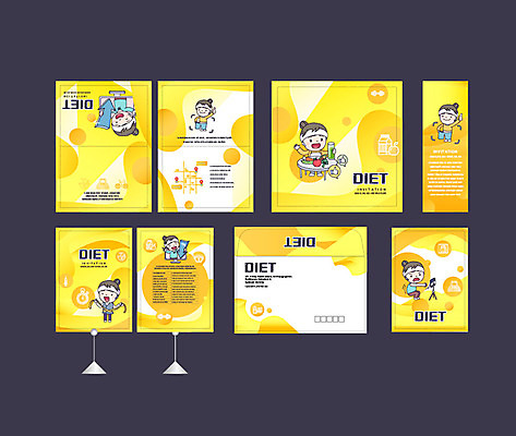 템플릿 배너 배너템플릿 여자 다이어트 줄자 건강 이벤트 여러명 성인 세트 운동 노란색 현수막 원형 엽서 초대장 성인여자만 소봉투 행사세트 행사템플릿 AI파일 도형 컬러 다수 편지봉투 카드_감사 자 사람 편지 여자만 성인만 파일형식 벡터