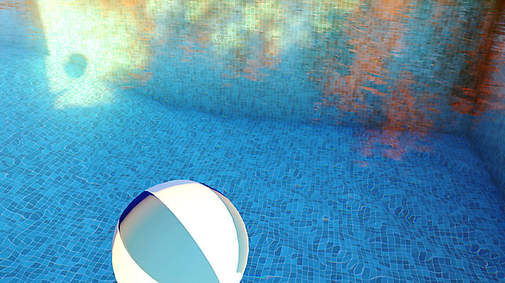 주간 PSD 편집이미지 백그라운드 수영장 풍경 사람없음 야외 여름 3D소스 시원함 비치볼 디지털합성 편집실사 편집3D 자연요소 계절 공 바캉스용품 3D CG 파일형식