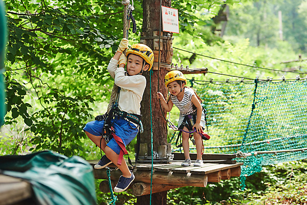 포토 JPG 주간 전신 나무 여자 남자 초등학생 어린이 밧줄 레저 매달리기 소녀 소년 야외 두명 앞모습 친구 한국인 도전 체험 자신감 숲 헬멧 안전장비 즐거움 어드벤처 용인 어린이만 국내포토 자연요소 식물 학생 감정 줄 뷰포인트 컨셉 관계 모션 안전 사람 동양인 장비 보호장비 경기도 파일형식