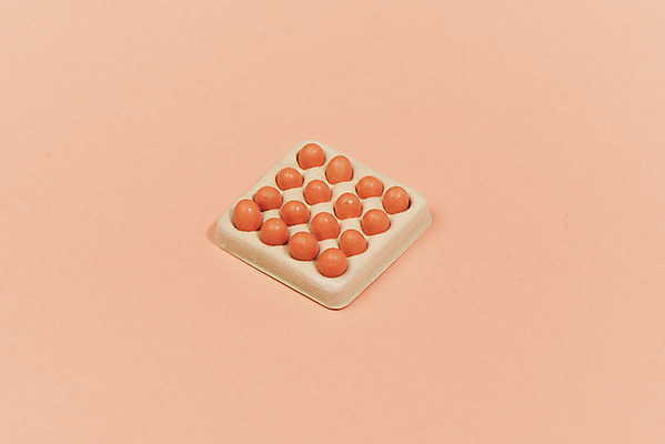 포토 JPG 스튜디오촬영 실내 누끼 사람없음 하이앵글 계란 여러개 오브젝트 계란판 리빙코랄 코랄 국내포토 뷰포인트 컬러 다수 내부 알 파일형식 트랜드컬러