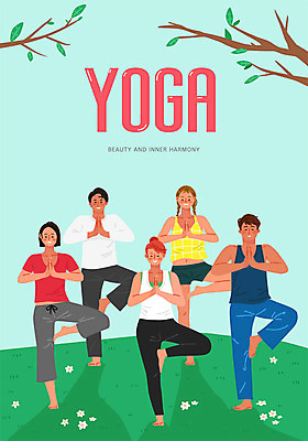 공원 여자 남자 꽃 일러스트 요가 함께함 건강 사람 여러명 운동 평화 건강관리 스트레칭 요가자세 나뭇가지 그룹 즐거움 명상 힐링 민트색 성인만 국내일러스트 AI파일 나무 식물 웰빙 공공시설 감정 컬러 포즈 다수 컨셉 관리 파일형식 벡터