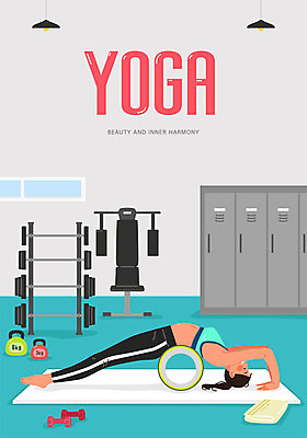 여자 일러스트 요가 건강 한명 사람 성인 운동 평화 건강관리 운동기구 헬스 스트레칭 헬스장 회색 요가자세 즐거움 명상 힐링 성인여자한명만 국내일러스트 AI파일 1 웰빙 감정 컬러 포즈 컨셉 관리 여자한명만 성인여자만 파일형식 벡터