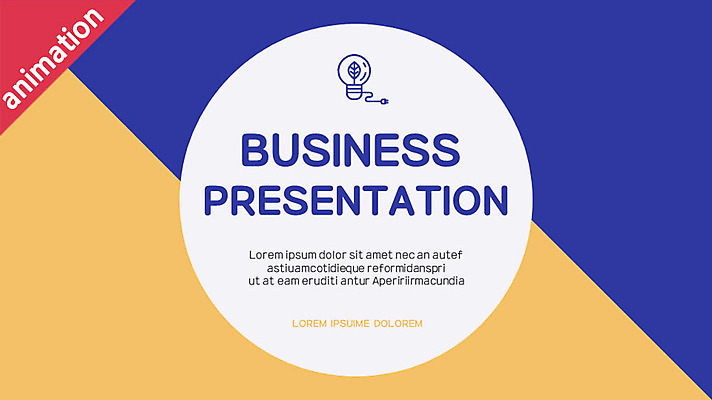 템플릿 비즈니스 전구 그래프 사람없음 파란색 세트 노란색 환경 원형 PPT 프레젠테이션 문서템플릿 에코 사선무늬 애니형PPT 9P 이미지템플릿 도형 컬러 파일형식