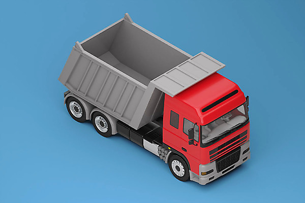 PSD 편집 편집이미지 한대 사람없음 3D소스 3D 입체 디지털합성 오브젝트 파란배경 특수차량 덤프트럭 공사차량 편집소스 편집3D 1 백그라운드 자동차 파란색 트럭 파일형식