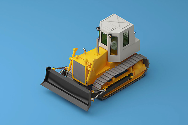 PSD 편집 편집이미지 한대 사람없음 3D소스 3D 불도저 입체 디지털합성 오브젝트 파란배경 특수차량 공사차량 편집소스 편집3D 1 백그라운드 자동차 파란색 중장비 파일형식