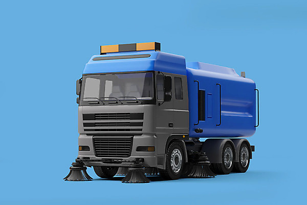 PSD 편집 편집이미지 한대 사람없음 3D소스 3D 입체 디지털합성 오브젝트 파란배경 특수차량 공사차량 물청소 청소차 편집소스 편집3D 1 백그라운드 자동차 파란색 청소 파일형식