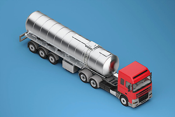 PSD 편집 편집이미지 한대 사람없음 3D소스 3D 입체 디지털합성 오브젝트 파란배경 특수차량 공사차량 탱크로리 편집소스 편집3D 1 백그라운드 자동차 파란색 화물차 파일형식