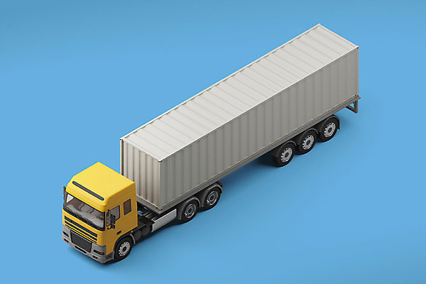 PSD 편집 편집이미지 한대 사람없음 3D소스 3D 컨테이너 입체 디지털합성 오브젝트 파란배경 특수차량 트레일러 공사차량 편집소스 편집3D 1 산업 백그라운드 자동차 파란색 파일형식