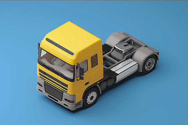 PSD 편집 편집이미지 한대 사람없음 3D소스 3D 입체 디지털합성 오브젝트 파란배경 특수차량 공사차량 편집소스 트럭헤드 편집3D 1 백그라운드 자동차 파란색 트럭 파일형식