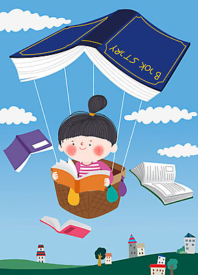 여자 교육 어린이라이프 어린이 하늘색 일러스트 상상 하늘 교육캐릭터 한명 사람 책 파란색 독서 열기구 즐거움 상상력 에듀 소녀한명만 스쿨팩 국내일러스트 일러캐릭터 AI파일 캐릭터 1 라이프스타일 감정 컬러 항공교통 에듀케이션 여자한명만 소녀만 파일형식 벡터