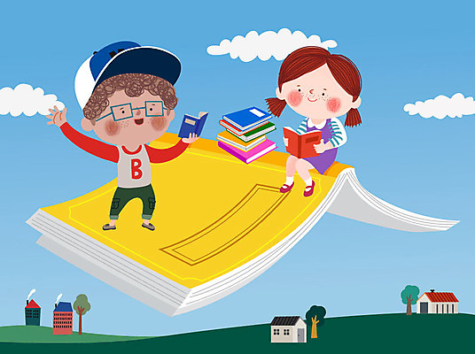 나무 여자 교육 남자 어린이라이프 어린이 하늘색 일러스트 상상 교육캐릭터 사람 초원 두명 책 독서 즐거움 상상력 에듀 어린이만 스쿨팩 국내일러스트 일러캐릭터 AI파일 식물 캐릭터 라이프스타일 감정 파란색 에듀케이션 파일형식 벡터