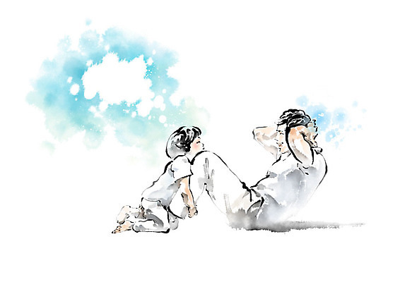 PSD 교육 남자 아들 어린이 일러스트 캘리그라피 붓터치 함께함 사람 성인 두명 운동 다리 잡기 아빠 번짐 윗몸일으키기 에듀 에듀케이션 부자지간 남자만 스쿨팩 맨몸운동 국내일러스트 컨셉 가족 모션 건강 신체부위 파일형식 효과