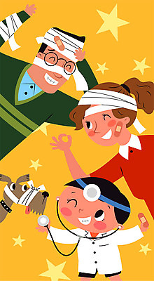 직업 여자 남자 반려견 아들 어린이 일러스트 가족 청진기 놀이 엄마 사람 성인 세명 주황색 의사 반창고 체험학습 체험 아빠 강아지 즐거움 붕대 직업체험 반려 국내일러스트 AI파일 감정 컬러 컨셉 관계 의료기기 반려동물 의료진 의료용품 개 파일형식 벡터