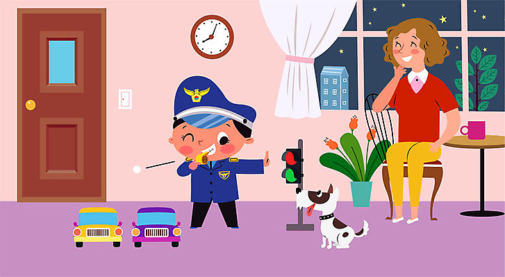 직업 모자 여자 남자 반려견 아들 어린이 시계 일러스트 가족 자동차 놀이 엄마 사람 성인 두명 컬러풀 장난감 체험학습 체험 경찰 강아지 신호등 즐거움 직업체험 반려 국내일러스트 AI파일 잡화 감정 육상교통 컬러 컨셉 관계 반려동물 개 파일형식 벡터