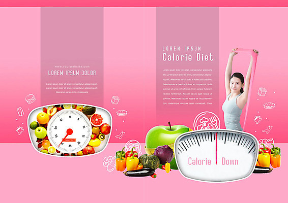 PSD 템플릿 표지디자인 북디자인 출판디자인 여자 표지 리플렛 분홍색 몸매관리 다이어트 채소 북커버 과일 건강 한명 이벤트 팜플렛 성인 30대 뷰티 건강관리 한국인 체중계 칼로리 헬스밴드 성인여자한명만 이미지템플릿 1 컬러 관리 사람 동양인 장년 여자한명만 성인여자만 파일형식