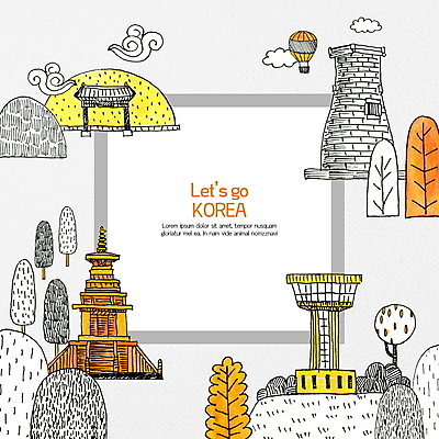 PSD 나무 여행 일러스트 유적지 프레임 한국 사람없음 관광지 노란색 귀여움 주황색 문화재 열기구 경주 첨성대 국내여행 다보탑 랜드마크 프레임일러스트 국내일러스트 식물 아시아 컬러 컨셉 고건축 항공교통 경주_경상북도 석탑 경상북도 국보 불국사 파일형식