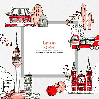 PSD 여행 일러스트 선인장 프레임 한국 사람없음 빨간색 관광지 성당 귀여움 사찰 사과 소방차 이층버스 국내여행 대구 대구타워 동화사 랜드마크 프레임일러스트 국내일러스트 식물 아시아 컬러 컨셉 과일 종교건축 자동차 버스 어류 타워 대구_경상북도 파일형식