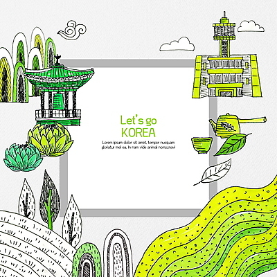 PSD 나무 여행 일러스트 프레임 한국 연꽃 사람없음 연두색 관광지 귀여움 사찰 국내여행 랜드마크 보성 보성녹차밭 프레임일러스트 국내일러스트 식물 꽃 아시아 컨셉 종교건축 초록색 전라남도 녹차밭 파일형식