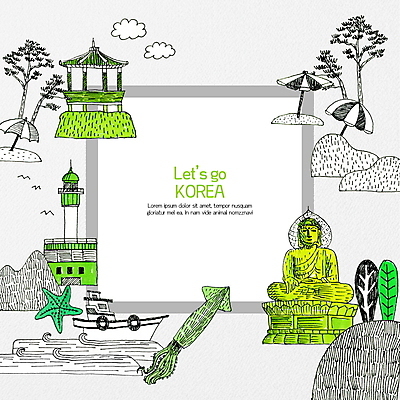 PSD 나무 여행 일러스트 불가사리 프레임 한국 등대 사람없음 연두색 관광지 귀여움 파라솔 사찰 불상 오징어 국내여행 랜드마크 속초 프레임일러스트 선박 국내일러스트 식물 아시아 컨셉 수상교통 불교 종교건축 극피동물 연체동물 초록색 수중동물 강원도 파일형식