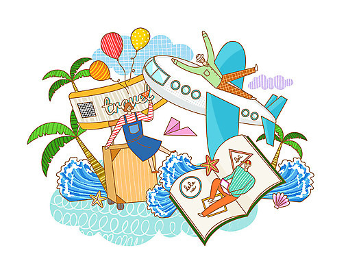 나무 구름 여자 남자 문화 파도 해외여행 일러스트 상상 조개 불가사리 비행기 사람 취미 책 세명 야자수 티켓 종이비행기 즐거움 여권 풍선 문화생활 국내일러스트 AI파일 자연요소 식물 해외 라이프스타일 감정 바다 여행 항공교통 어패류 극피동물 대중교통 종이접기 파일형식 벡터