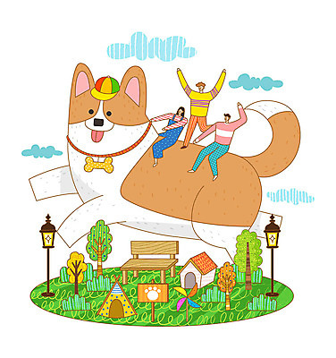 나무 구름 모자 여자 남자 문화 가로등 의자 일러스트 상상 텐트 사람 취미 세명 만세 표지판 강아지 즐거움 개뼈다귀 문화생활 시바견 국내일러스트 AI파일 자연요소 식물 라이프스타일 잡화 공공시설 감정 가구 모션 알림판 캠핑도구 반려동물 개 애견간식 파일형식 벡터