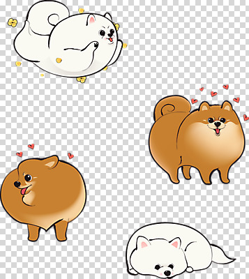 편집이미지 반려견 여러마리 누끼 사람없음 반려동물 귀여움 하트 강아지 PNG 반려 포메라니안 편집소스 모양 동물 다수 컨셉 개 파일형식