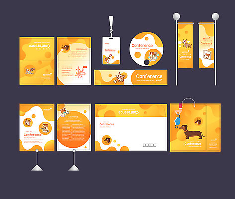템플릿 배너템플릿 여러마리 팜플렛 사람없음 반려동물 세트 주황색 현수막 원형 강아지 전단 홍보물 엽서 초대장 패키지 약도 박람회 반려 손부채 소봉투 행사세트 행사템플릿 AI파일 도형 동물 배너 컬러 다수 지도 편지봉투 카드_감사 개 편지 파일형식 벡터
