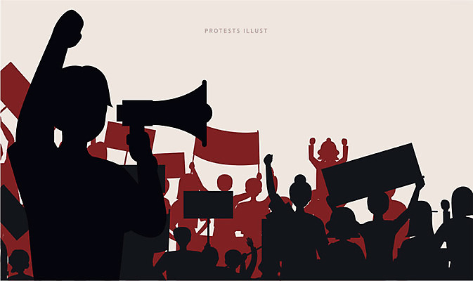 여자 남자 실루엣 일러스트 사각프레임 함께함 들기 여러명 성인 평화 확성기 외침 팻말 사회이슈 시위 투쟁 국내일러스트 AI파일 다수 컨셉 모션 프레임 촬영기법 사람 사각형 소리 파일형식 벡터