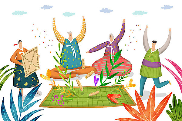 PSD 식물 구름 여자 명절 할아버지 노년 남자 할머니 어린이 일러스트 가족 함께함 사람 여러명 추석 전통놀이 화목 가을 하트 윷놀이 한복 즐거움 국내일러스트 자연요소 모양 한국전통 전통 계절 기념일 감정 다수 컨셉 관계 놀이 성인 전통의상 파일형식