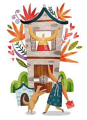 PSD 식물 여자 명절 남자 할머니 단풍 일러스트 가족 나뭇잎 한옥 함께함 사람 두명 추석 화목 가을 강아지 한복 하트꽃 국내일러스트 한국전통 전통 계절 기념일 노년 꽃 컨셉 고건축 잎 관계 반려동물 개 전통의상 파일형식