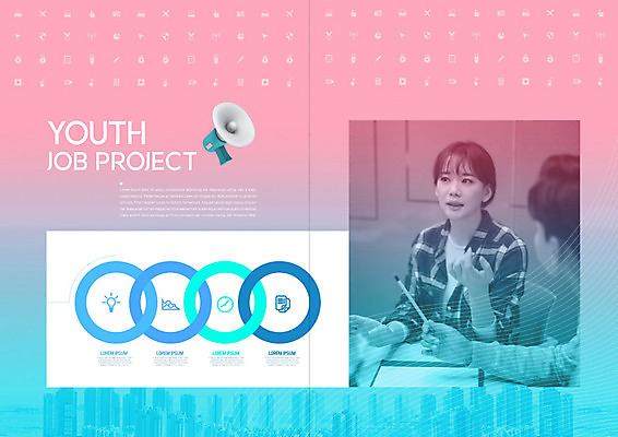 PSD 템플릿 표지디자인 북디자인 출판디자인 여자 남자 내지 리플렛 분홍색 북커버 비즈니스 회의 팜플렛 20대 성인 30대 확성기 한국인 구직 비즈니스맨 비즈니스우먼 토론 취업준비생 구인구직 이미지템플릿 컬러 컨셉 사람 동양인 청년 장년 직장인 구인 파일형식